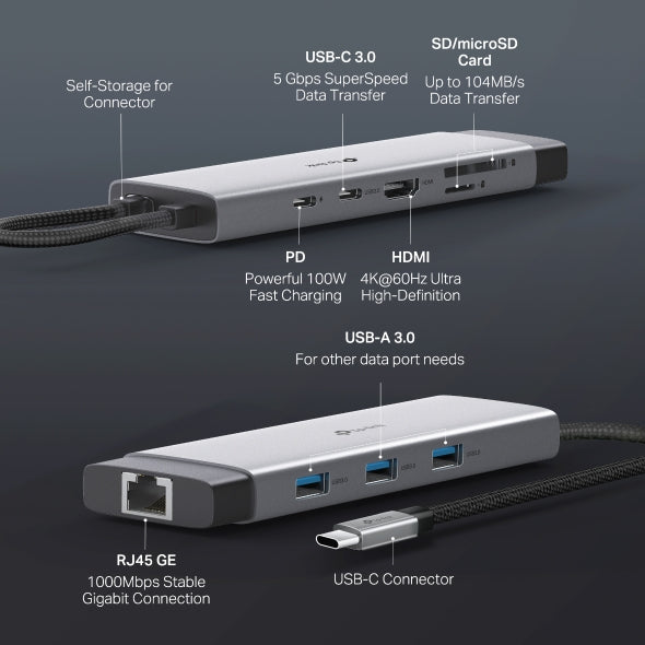 Tp-Link UH9120C I USB Type-C 9 in 1 Hub