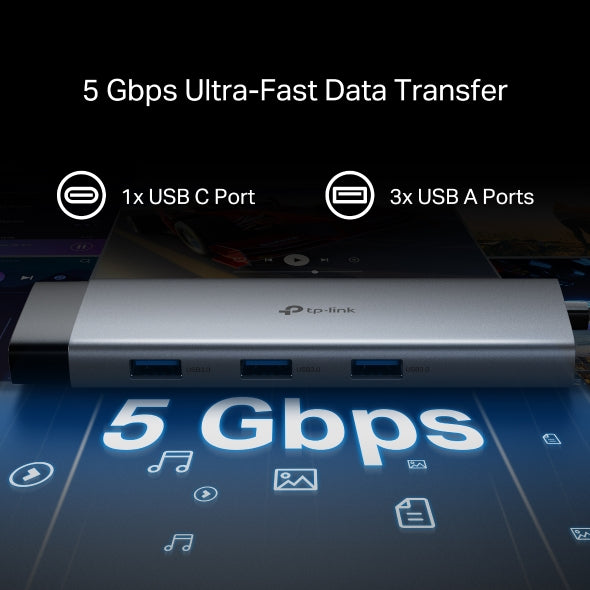 Tp-Link UH9120C I USB Type-C 9 in 1 Hub