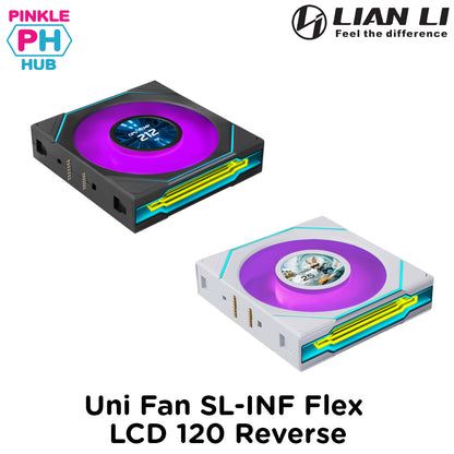 Lian Li Uni Fan SL-INF Flex LCD 120 Reverse