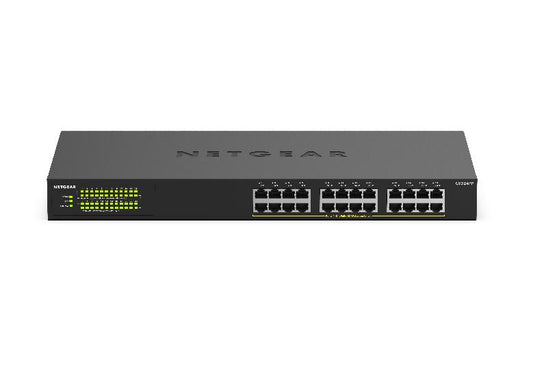 NETGEAR 24-Port Gigabit Ethernet High-Power Unmanaged Switch with 24-Ports PoE+ 380W (GS324PP-100EUS)