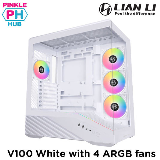 Lian li Vector V100 with 4 ARGB fans (ITX, M-ATX, ATX, and E-ATX)