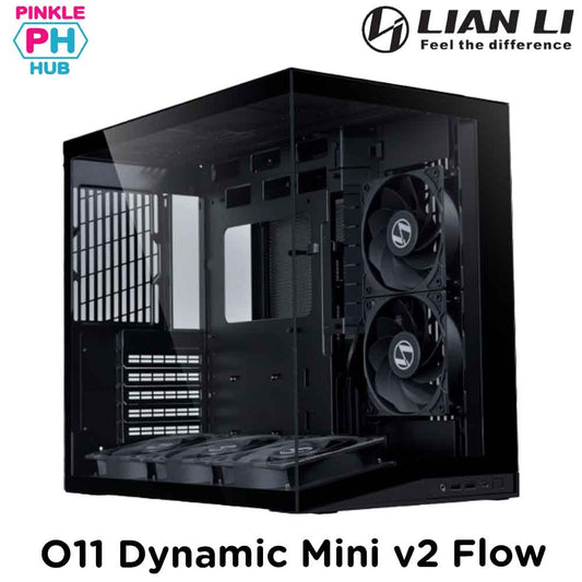 LIAN LI O11 Dynamic Mini V2 Flow Compact ATX Mid-Tower Black Case