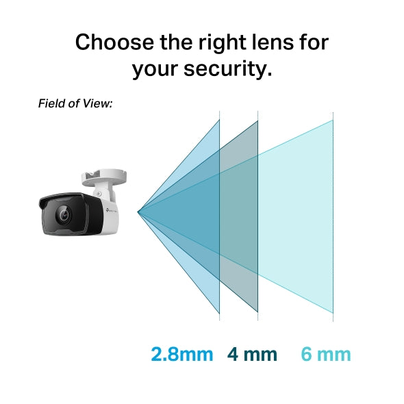 Tp-Link VIGI C330I(2.8/4/6mm) I VIGI 3MP Outdoor IR Bullet Network Camera