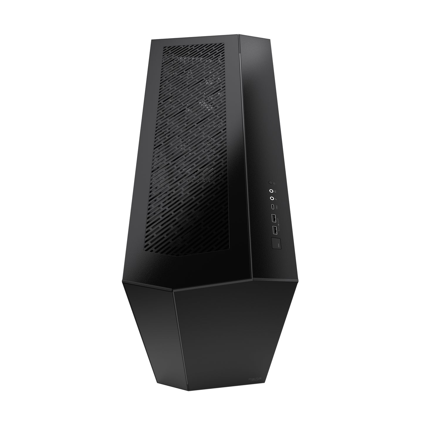 Fractal Design Vector RS Dark Tempered Glass Blackout ATX Silent Modular Dark Tint Tempered Glass Window Mid Tower Computer Case