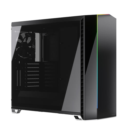 Fractal Design Vector RS Dark Tempered Glass Blackout ATX Silent Modular Dark Tint Tempered Glass Window Mid Tower Computer Case