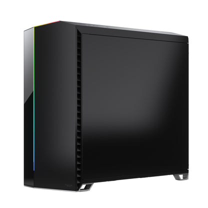 Fractal Design Vector RS Dark Tempered Glass Blackout ATX Silent Modular Dark Tint Tempered Glass Window Mid Tower Computer Case