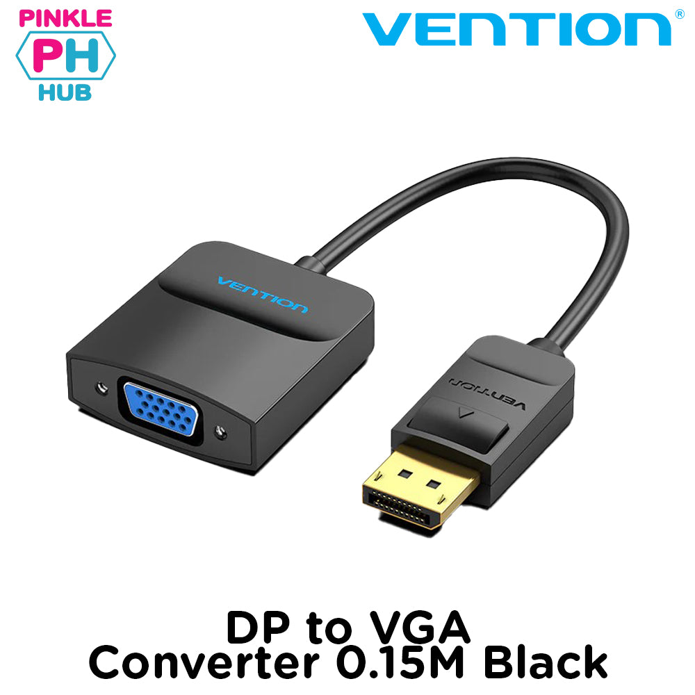 Vention DP to VGA Converter 0.15M Black