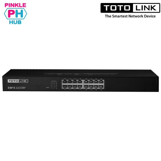 TotoLink SW16 16 Port 10/100Mbps Unmanaged Switch