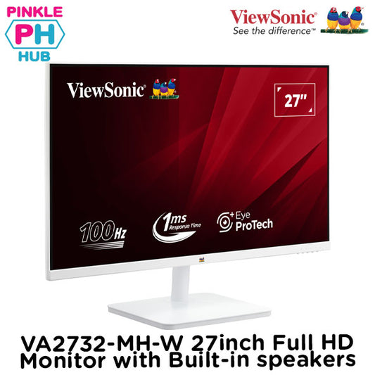 ViewSonic VA2732-MH-W 27” Full HD Monitor with Built-in speakers