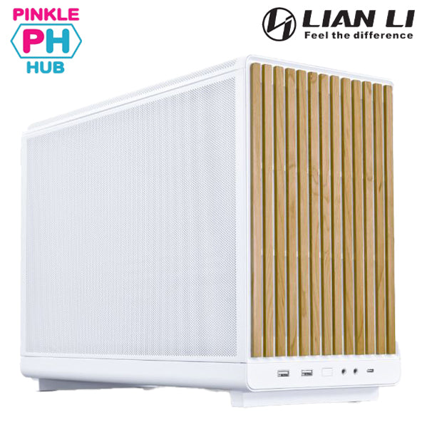 LIAN LI DAN A3 White Wooden Panel Version For M-ATX / Mini ITX