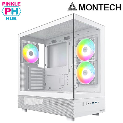 Montech XR WHITE Discover Panoramic Excellence with XR Desktop Case