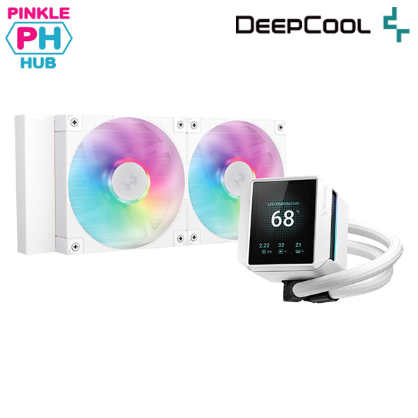 DEEPCOOL MYSTIQUE 240 ARGB WHITE LIQUID COOLER