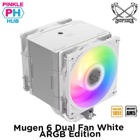 Scythe Mugen 6 Dual Fan White ARGB Edition