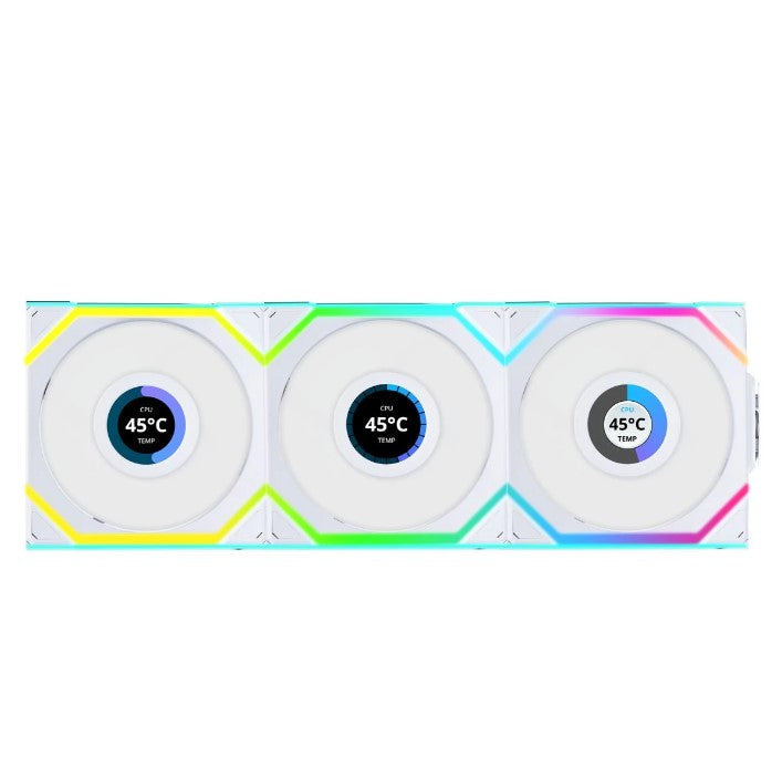 LIAN LI UNI FAN TL WIRELESS LCD 120 Reverse Triple Pack