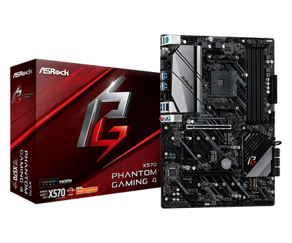 ASRock X570 Phantom Gaming 4 Supports DDR4 4066+ (OC) 2 PCIe 4.0 x16, 2 PCIe 4.0 x1, 1 M.2