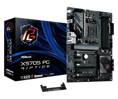 ASRock X570S PG Riptide Supports DDR4 5000+ (OC), 3 PCIe 4.0 x16 Slots, 3 PCIe 4.0 x1 Slots