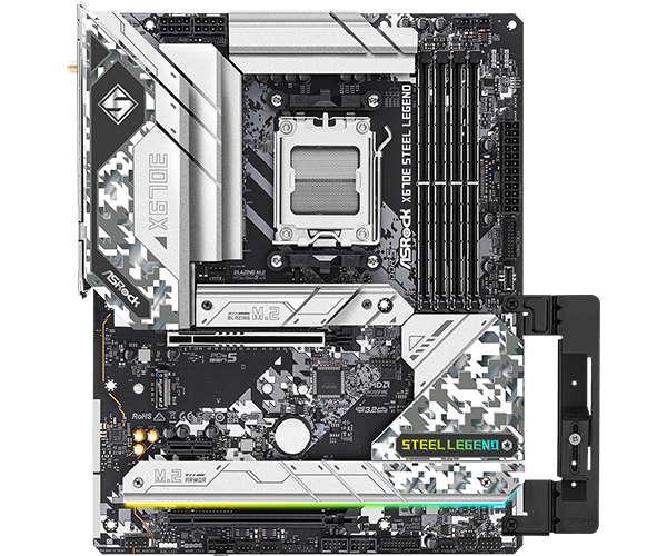 ASRock X670E Steel Legend Support AMD AM5 RYZEN 7000 Series Motherboard