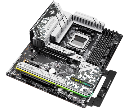 ASRock X670E Steel Legend Support AMD AM5 RYZEN 7000 Series Motherboard