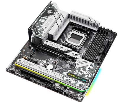 ASRock X670E Steel Legend Support AMD AM5 RYZEN 7000 Series Motherboard