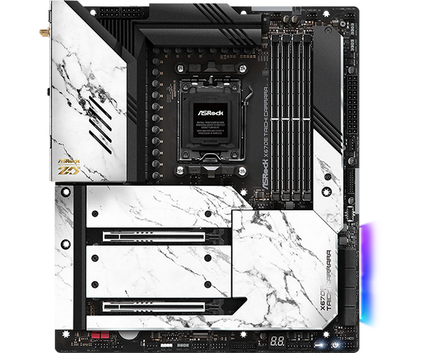 ASRock X670E Taichi Carrara AMD AM5 RYZEN 7000 Series Processors Motherboard