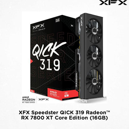 XFX Speedster QICK 319 Radeon™ RX 7800 XT Core Edition (16GB)