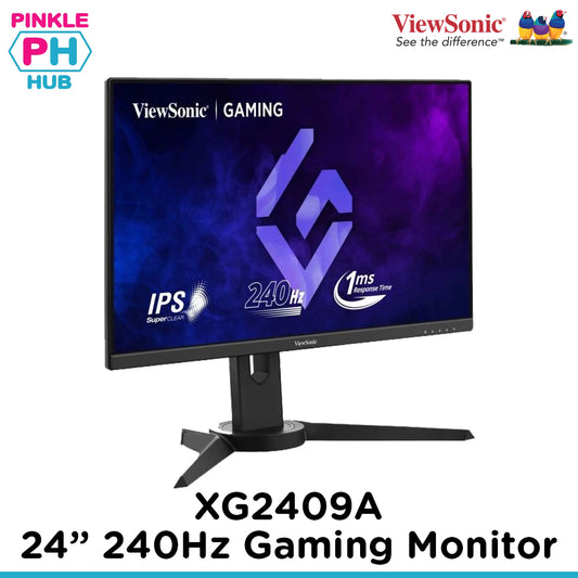 ViewSonic XG2409A 24" 240Hz Gaming Monitor with IPS Display and 1ms Response Time