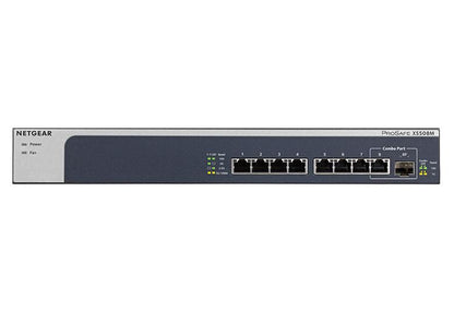 NETGEAR 8-port, 5-speed Unmanaged Switch 10-Gigabit/Multi-Gigabit (XS508M-100EUS)