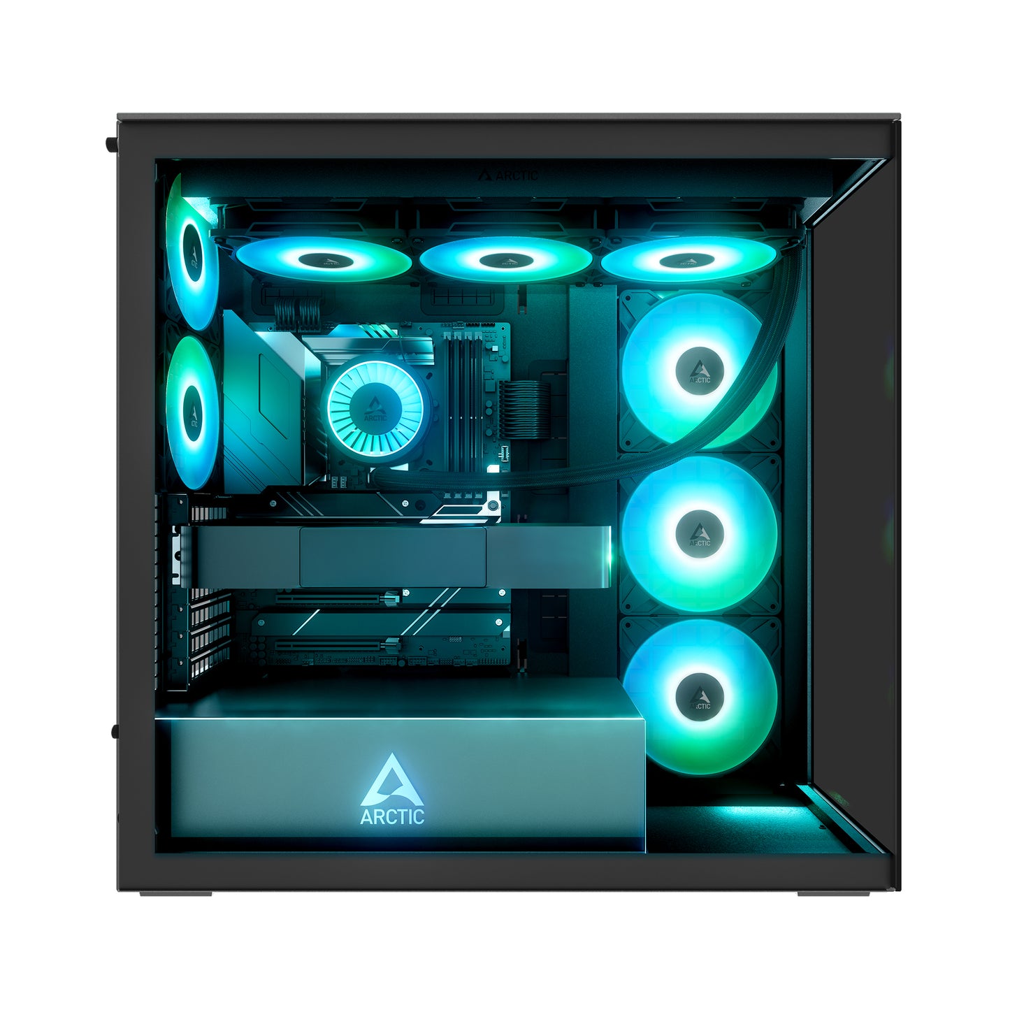 ARCTIC Xtender Premium E-ATX PC Case - (Mirror Black Tinted Window)