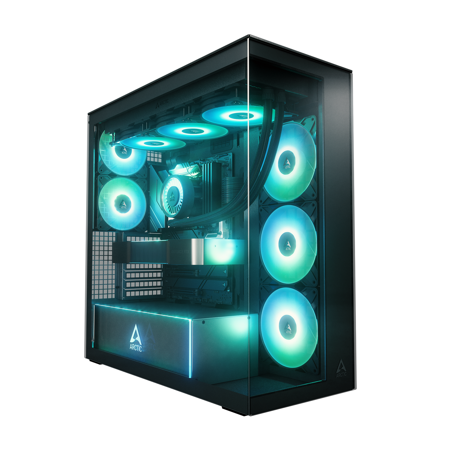 ARCTIC Xtender Premium E-ATX PC Case - (Mirror Black Tinted Window)