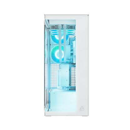 ARCTIC Xtender Premium E-ATX PC Case - (White Clear Window) with GPU Vertical Mount