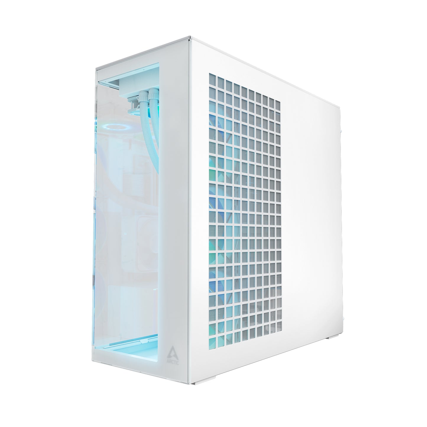 ARCTIC Xtender Premium E-ATX PC Case - (White Clear Window) with GPU Vertical Mount