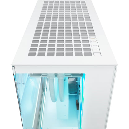 ARCTIC Xtender Premium E-ATX PC Case - (White Clear Window) with GPU Vertical Mount