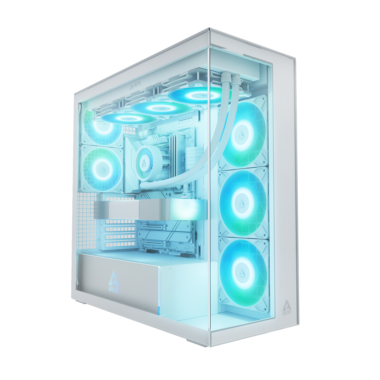 ARCTIC Xtender Premium E-ATX PC Case - (White Clear Window)