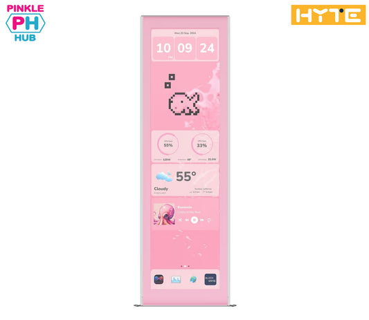 HYTE Y70 Touch Infinite Display Upgrade Strawberry Milk