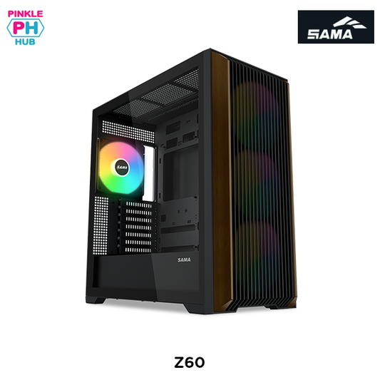 SAMA Z60 Walnut Wood ATX Mid-Tower Case