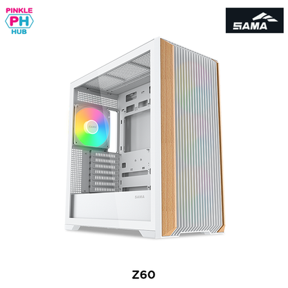 SAMA Z60 Walnut Wood ATX Mid-Tower Case