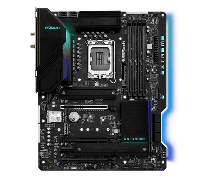 ASRock Z690 Extreme WiFi 6E Supports 13th Gen & 12th Gen and next gen Intel® Core™ Processors (LGA1700) plus 802.11ax (WiFi 6E) + Bluetooth 5.3