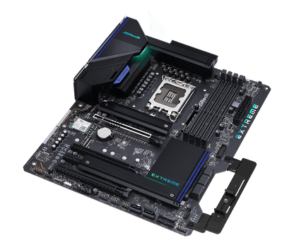 ASRock Z690 Extreme WiFi 6E Supports 13th Gen & 12th Gen and next gen Intel® Core™ Processors (LGA1700) plus 802.11ax (WiFi 6E) + Bluetooth 5.3