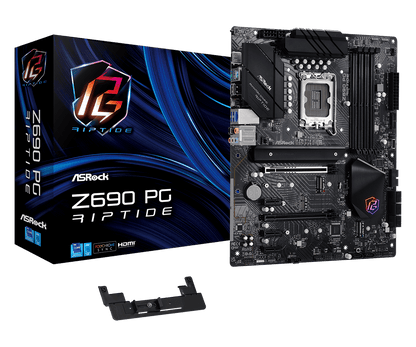 ASRock Z690 PG Riptide Supports 13th Gen & 12th Gen and next gen Intel® Core™ Processors (LGA1700),Supports DDR4 4800MHz (OC)