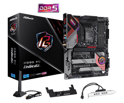 ASRock Z690 PG Velocita Supports 13th Gen & 12th Gen and next gen Intel® Core™ Processors (LGA1700) and  DDR5 6400MHz (OC)