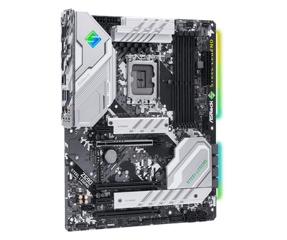 ASRock Z690 Steel Legend Supports 13th Gen & 12th Gen and next gen Intel® Core™ Processors (LGA1700), Supports DDR4 5000MHz (OC)