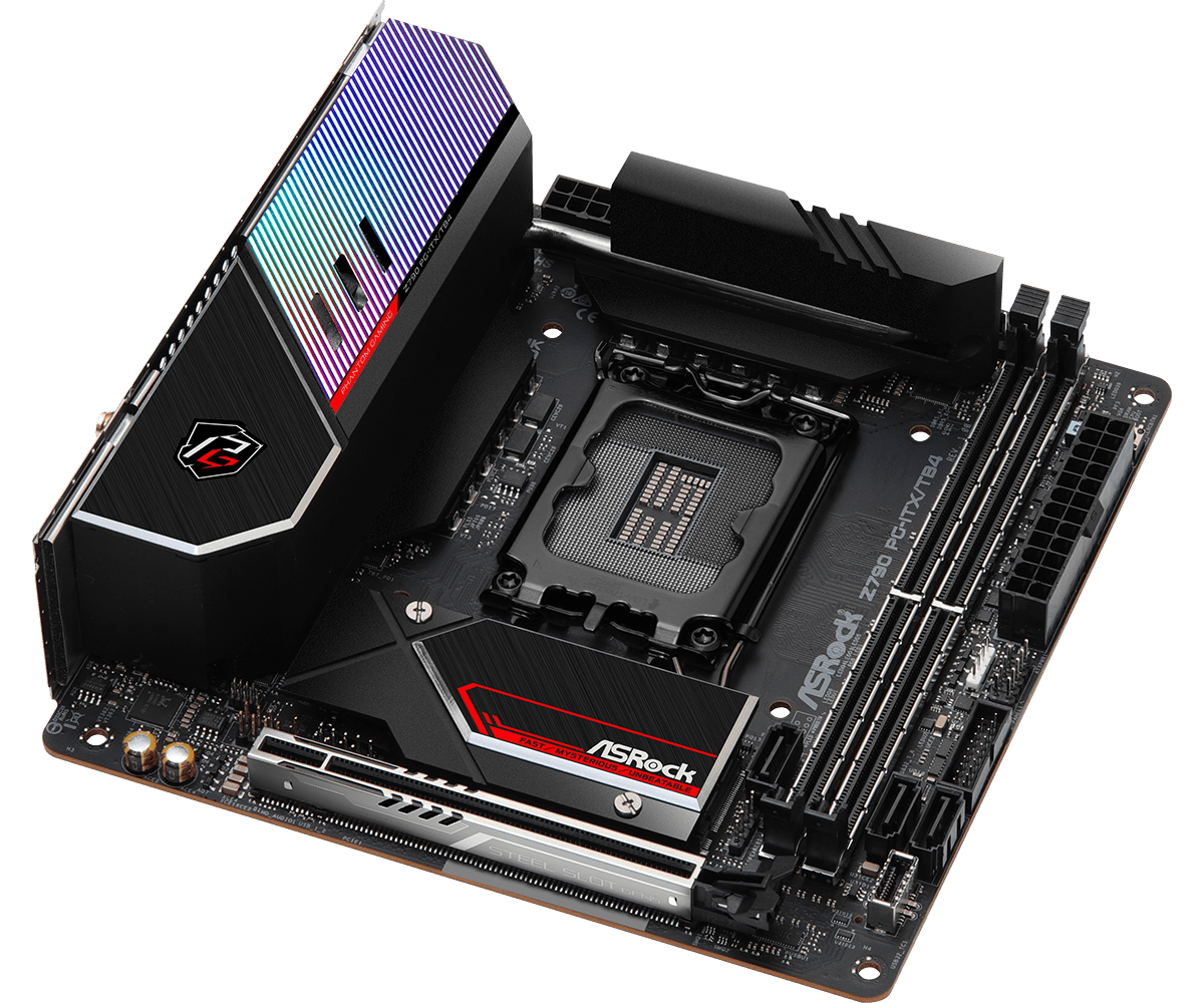 ASRock Z790 PG-ITX/TB4 Supports 13th Gen & 12th Gen and next gen Intel® Core™ Processors