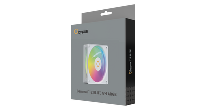 OCYPUS GAMMA F12 ELITE WHITE/ BLACK ARGB FAN