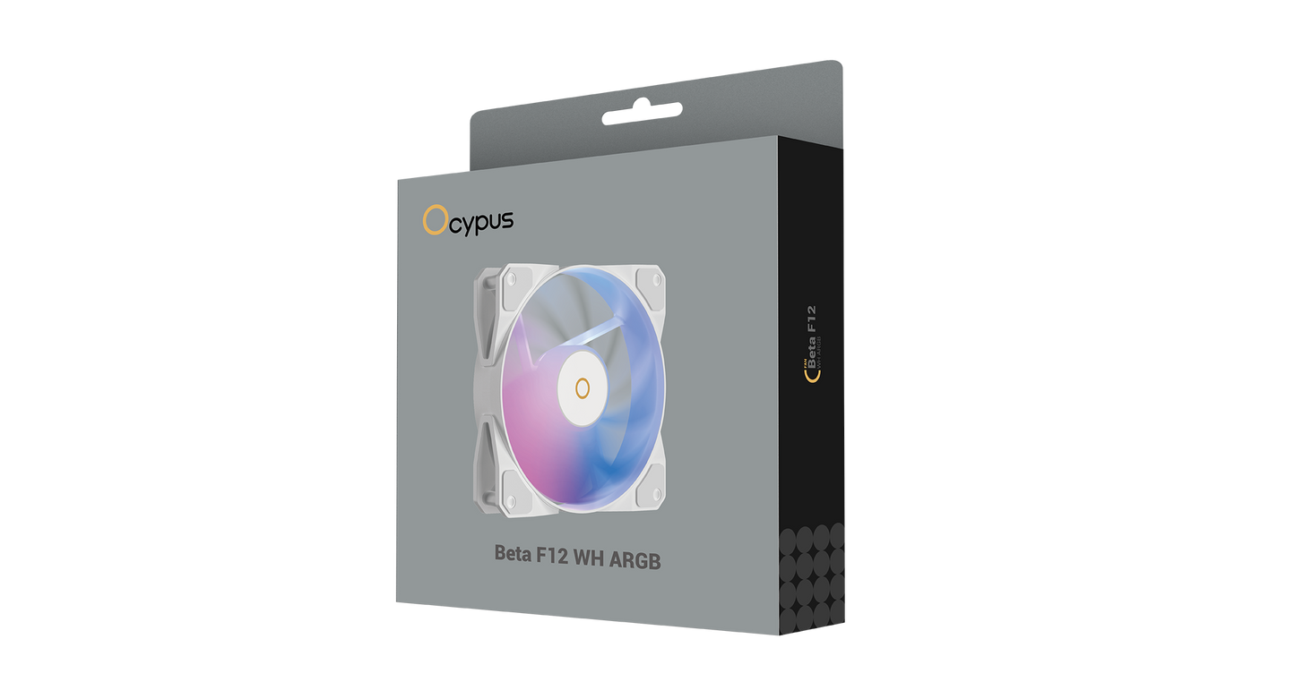 Ocypus Beta F12 ARGB 120mm Fan (White)
