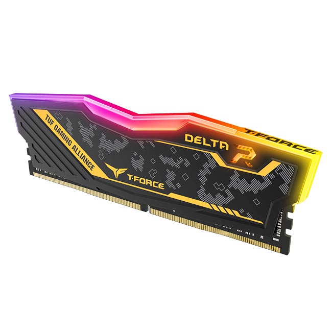 TEAMGROUP T-Force Delta TUF Gaming Alliance 16GB x2 RGB 3200 MHz DDR4CL, CL16-20-20-40 1.35V (TF9D432G3200HC16FDC01)