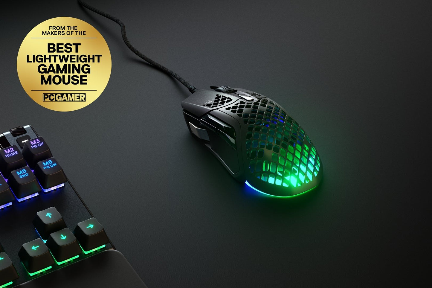 Steel Series AEROX 5 Wired Ultra Lightweight Super-Fast Mouse with AquaBarrier™ (62401)