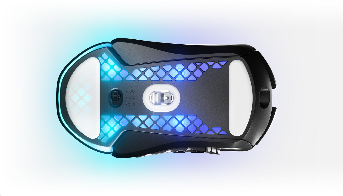 Steel Series AEROX 9 WIRELESS Ultra Lightweight Super-Fast MOBA/MMO Mouse with AquaBarrier™  (62618)