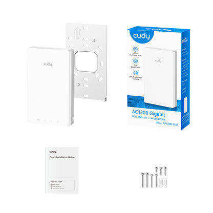 Cudy AC1200 Wall-Plate Access Point
