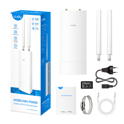 Cudy AX3000 High Power WiFi 6 Outdoor Access Point