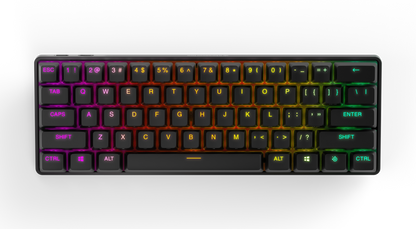 Steel Series APEX PRO MINI WIRELESS Adjustable Switch Gaming Keyboard in 60% Form Factor (64842)
